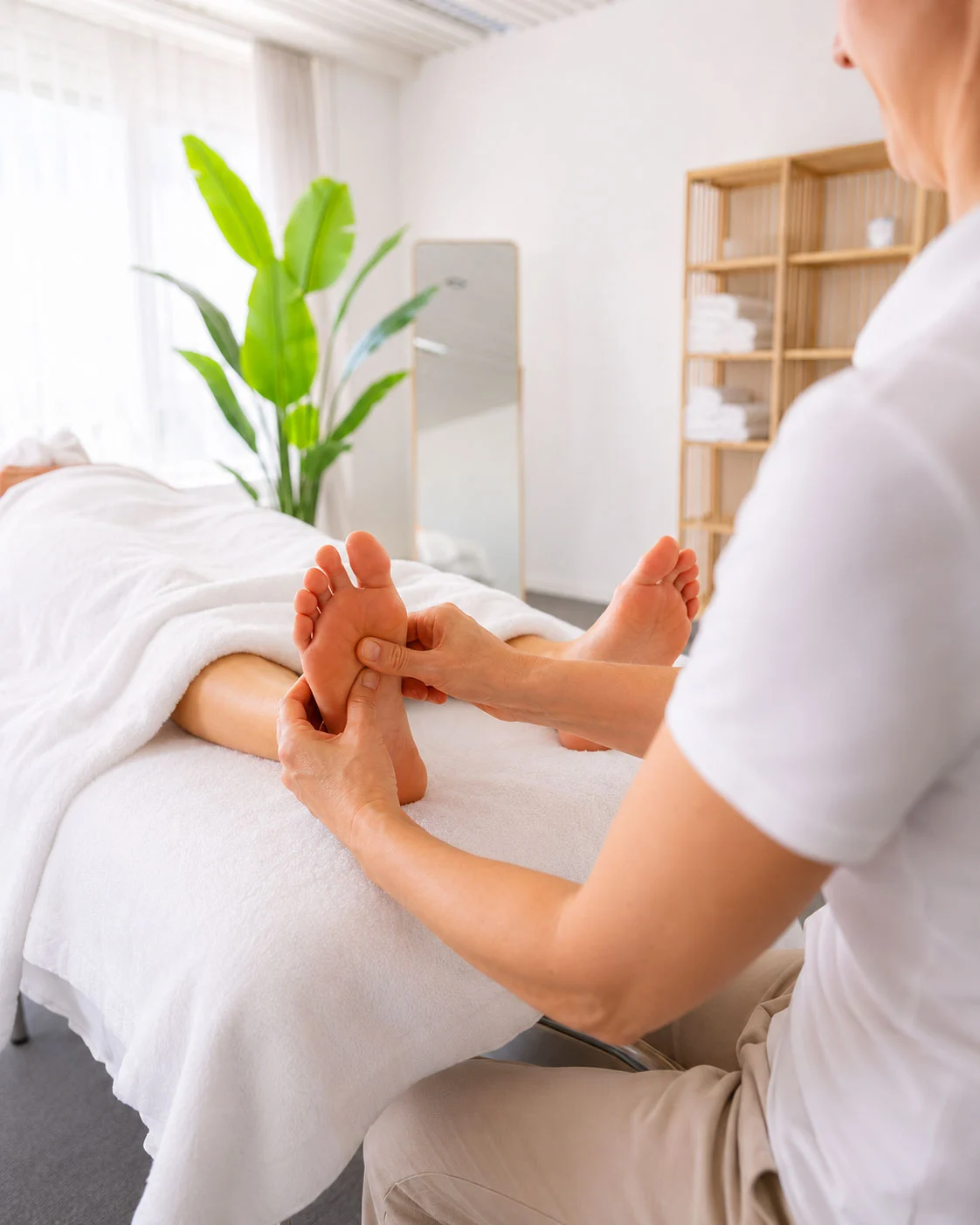 Fussreflexzonenmassage – ruhige Behandlung im Massage Zentrum Bremgarten